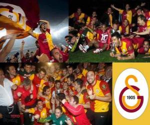 yapboz Galatasaray, şampiyon Süper Lig 2011-2012, Türkiye Futbol Ligi
